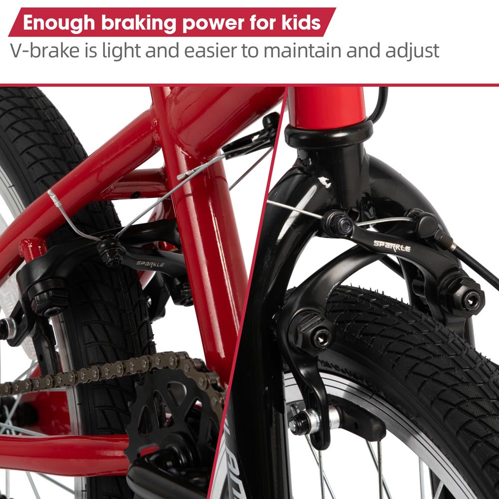 HILAND Redeem 1.0 | 20 inch Freestyle Kids BMX Bike with 360 Degree Gyro & 4 Pegs