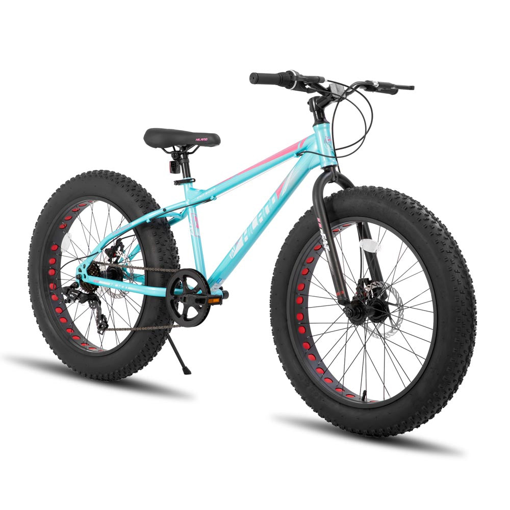 HILAND Roon 24 26 Inch Kids' Bicycles Fat Tire Mountain Bike for Boys and Girls