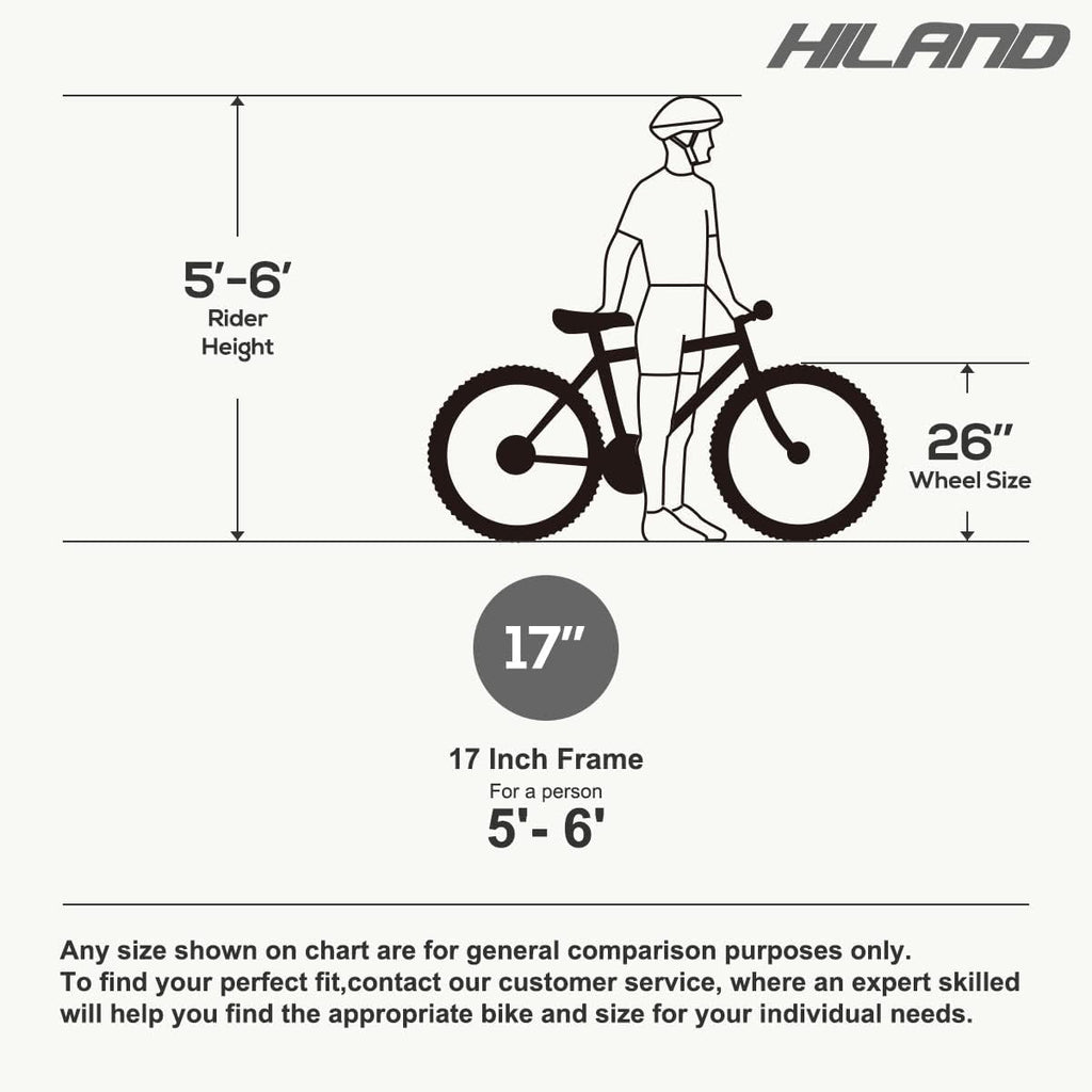 HILAND H200+ | Mountain Bike  21 Speeds Drivetrain Aluminum Frame for Men Women