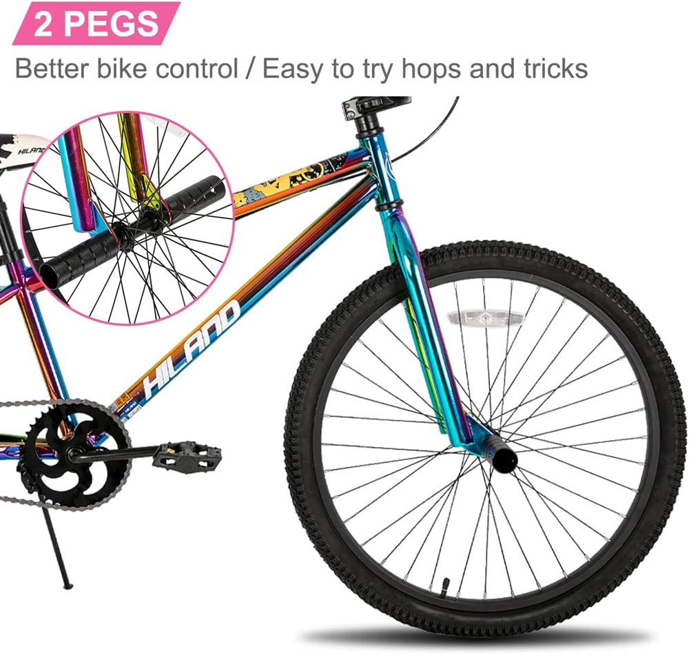 HILAND Redeem 2.0+ | 24 26 inch BMX Bike for Teen Bike and Adult Bikes Multiple Colors