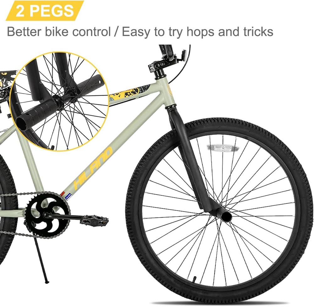 HILAND Redeem 2.0+ | 24 26 inch BMX Bike for Teen Bike and Adult Bikes Multiple Colors