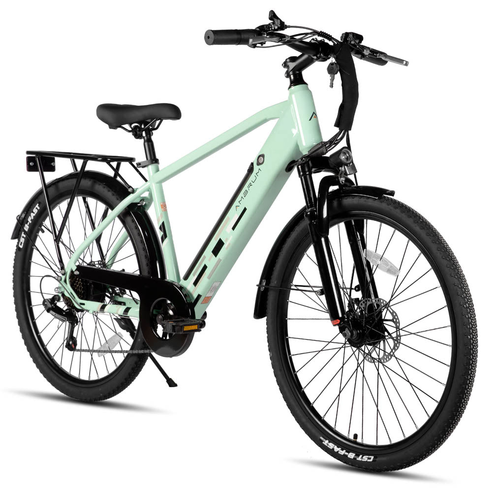 HILAND Rhythm 26" Electric Bike City Commuter E-Bike with 500W Motor 36V 10.4AH Battery