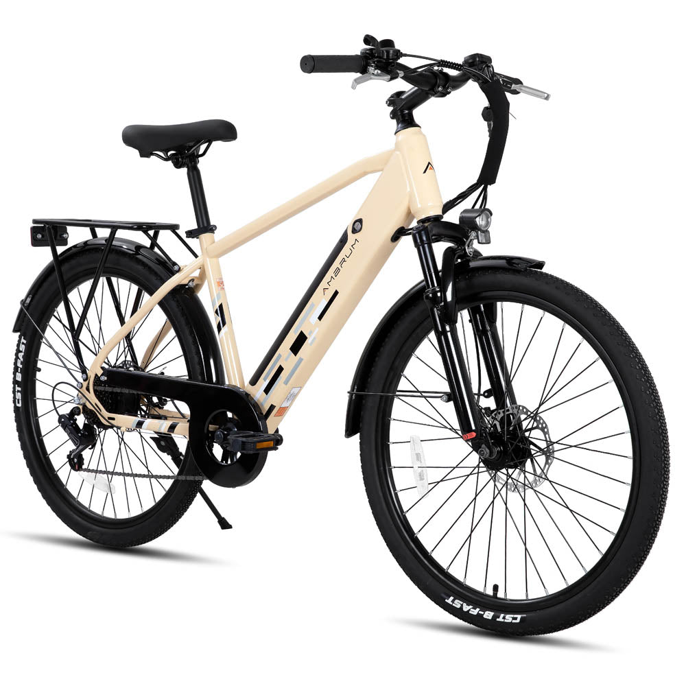 HILAND Rhythm 26" Electric Bike City Commuter E-Bike with 500W Motor 36V 10.4AH Battery