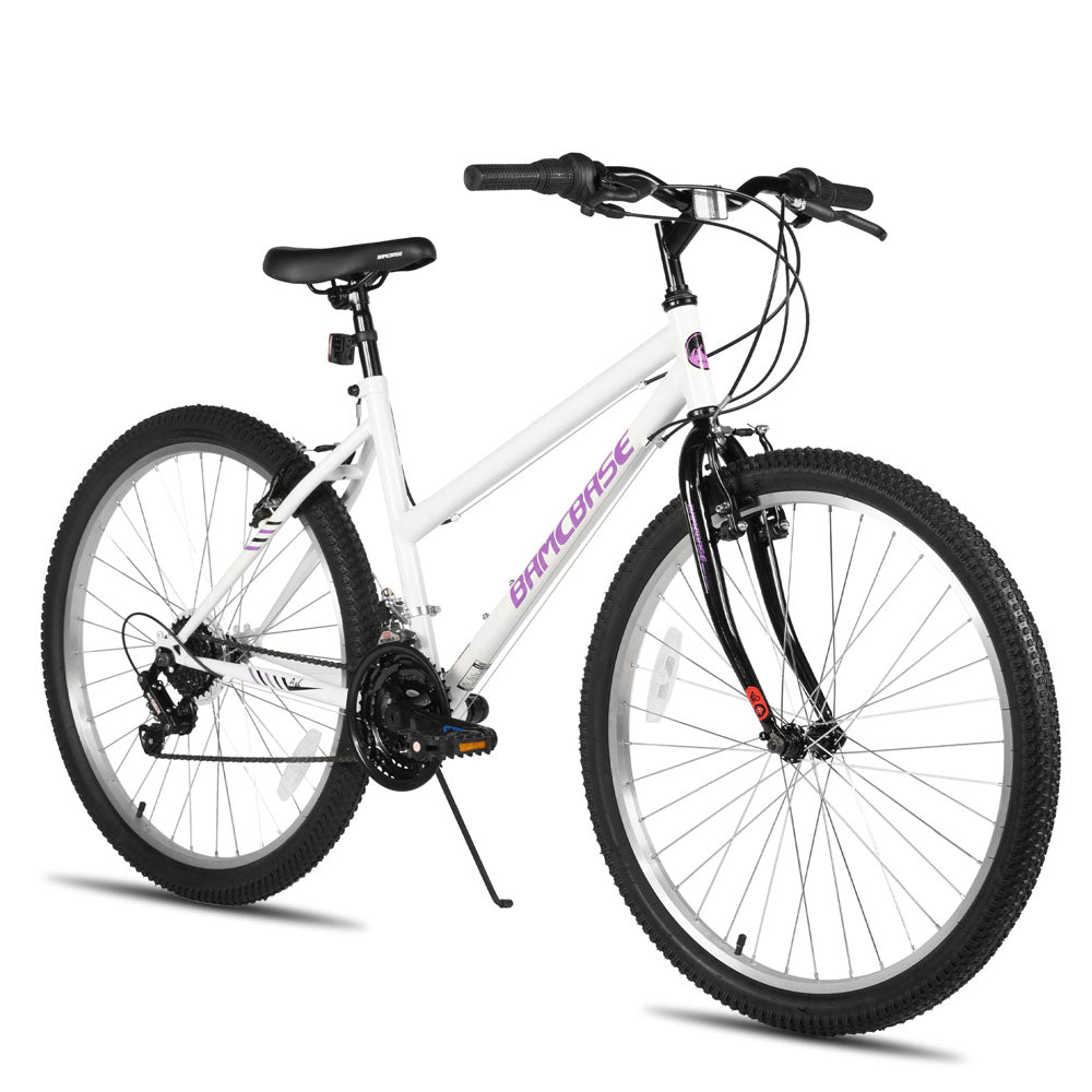 HILAND Lavender | Bamcbase MTB 24 26 Inch 18 Speeds Hybrid Commuter Bicycle