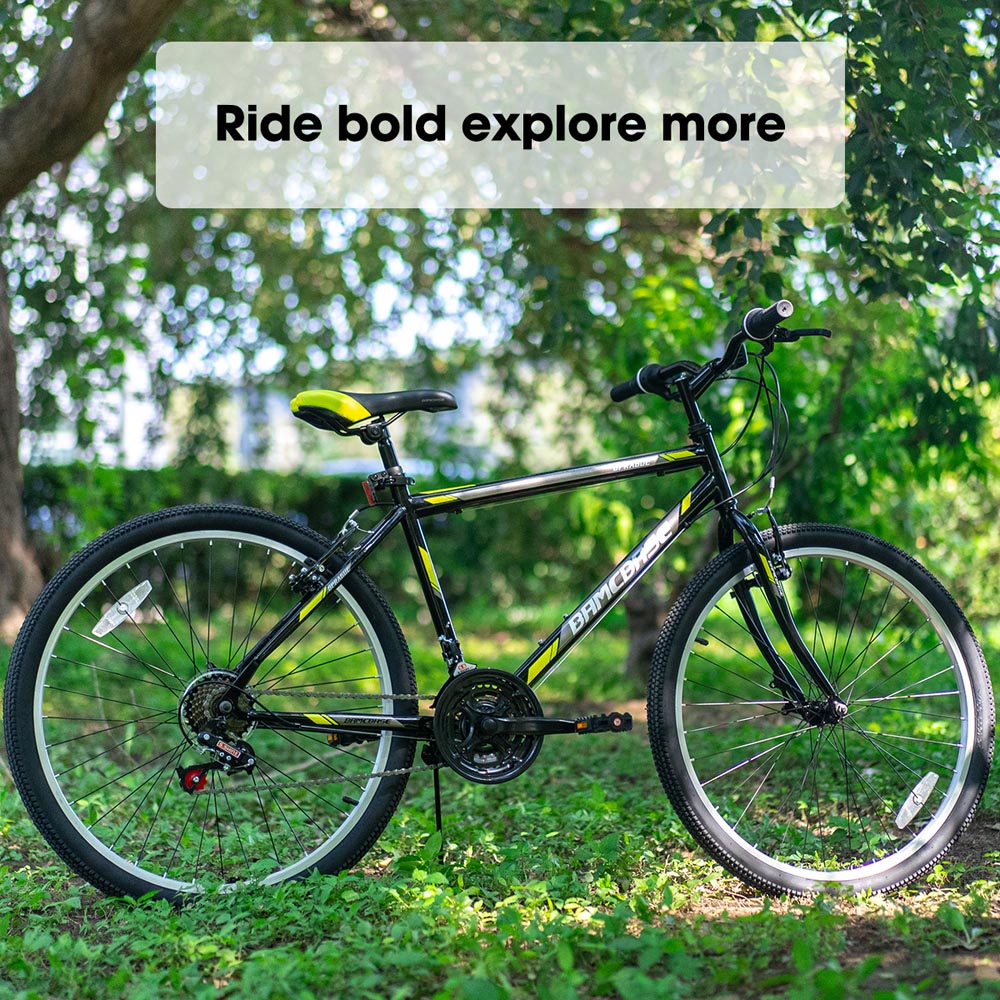 HILAND Sprague 24 26 inch Mountain Bike for Men Women 21 Speeds Sport Cycling