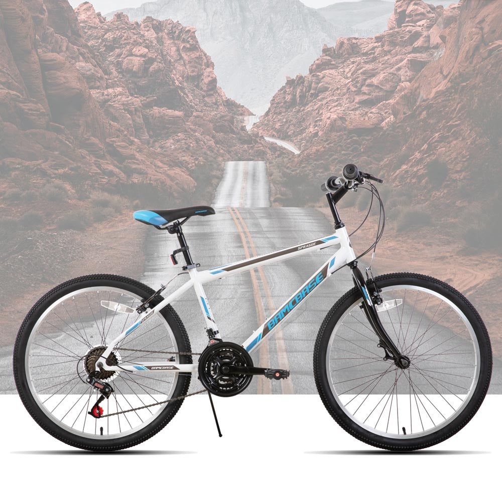 HILAND Sprague 24 26 inch Mountain Bike for Men Women 21 Speeds Sport Cycling