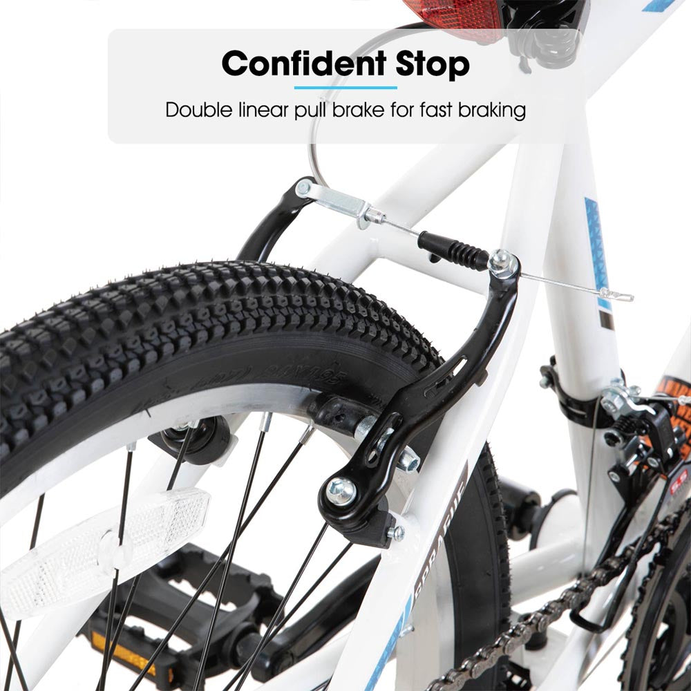 HILAND Sprague 24 26 inch Mountain Bike for Men Women 21 Speeds Sport Cycling