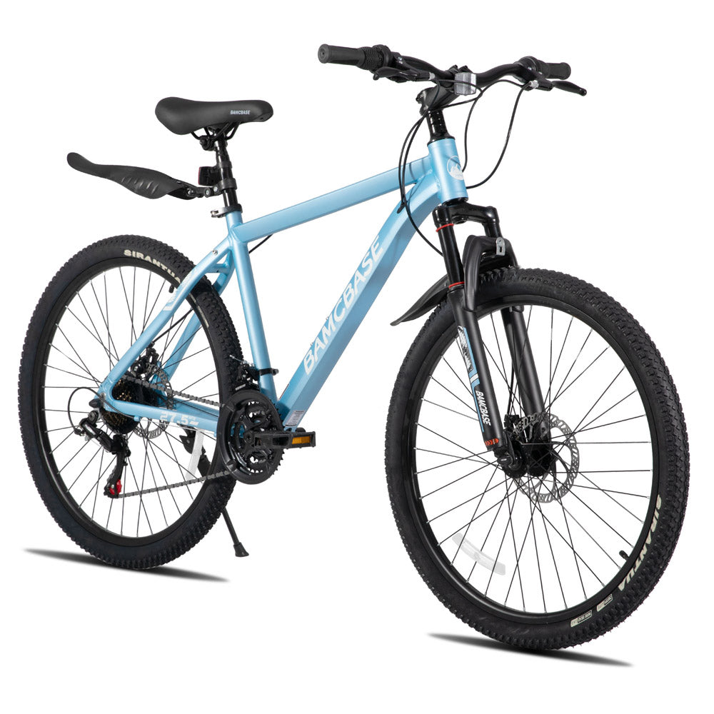 HILAND Sedona 26 27.5 Inch Mountain Bike Mens and Womens Aluminum Frame MTB with 21 Speeds Dis Brake for Adults