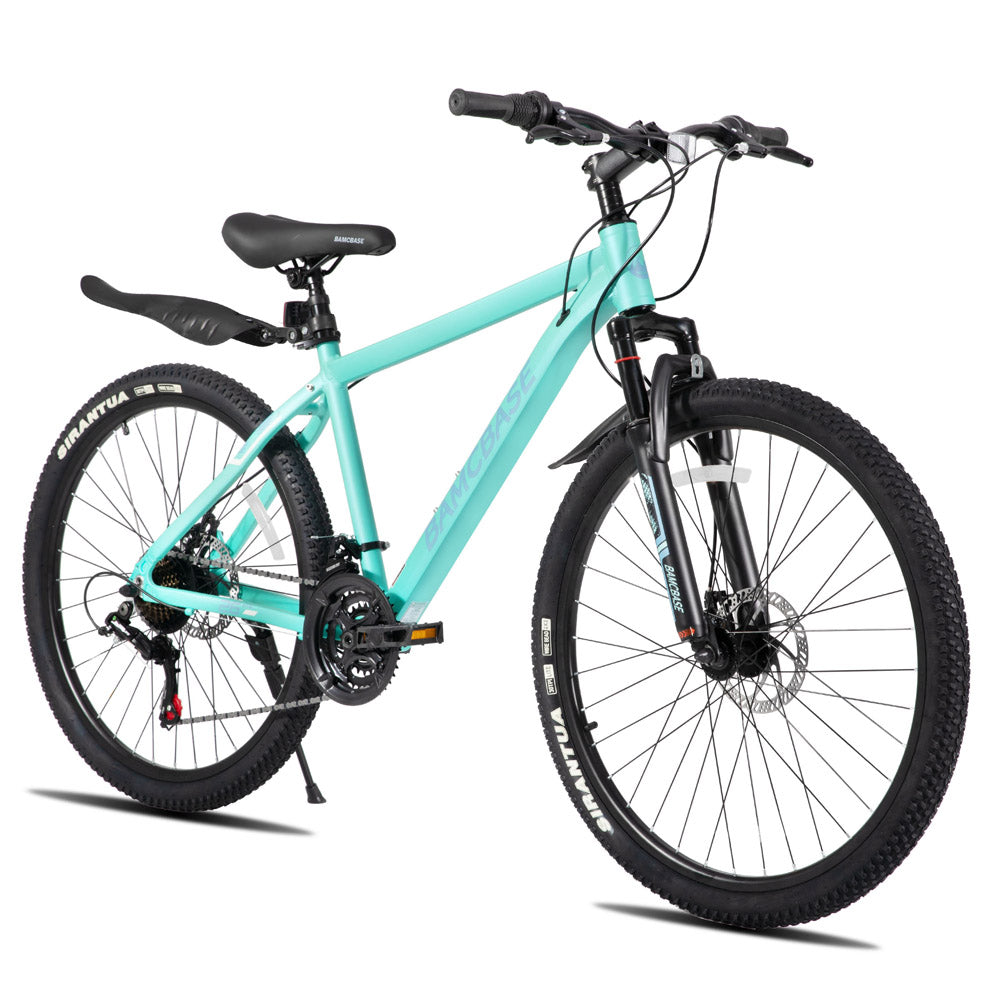HILAND Sedona 26 27.5 Inch Mountain Bike Mens and Womens Aluminum Frame MTB with 21 Speeds Dis Brake for Adults