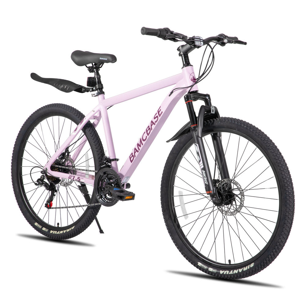 HILAND Sedona 26 27.5 Inch Mountain Bike Mens and Womens Aluminum Frame MTB with 21 Speeds Dis Brake for Adults