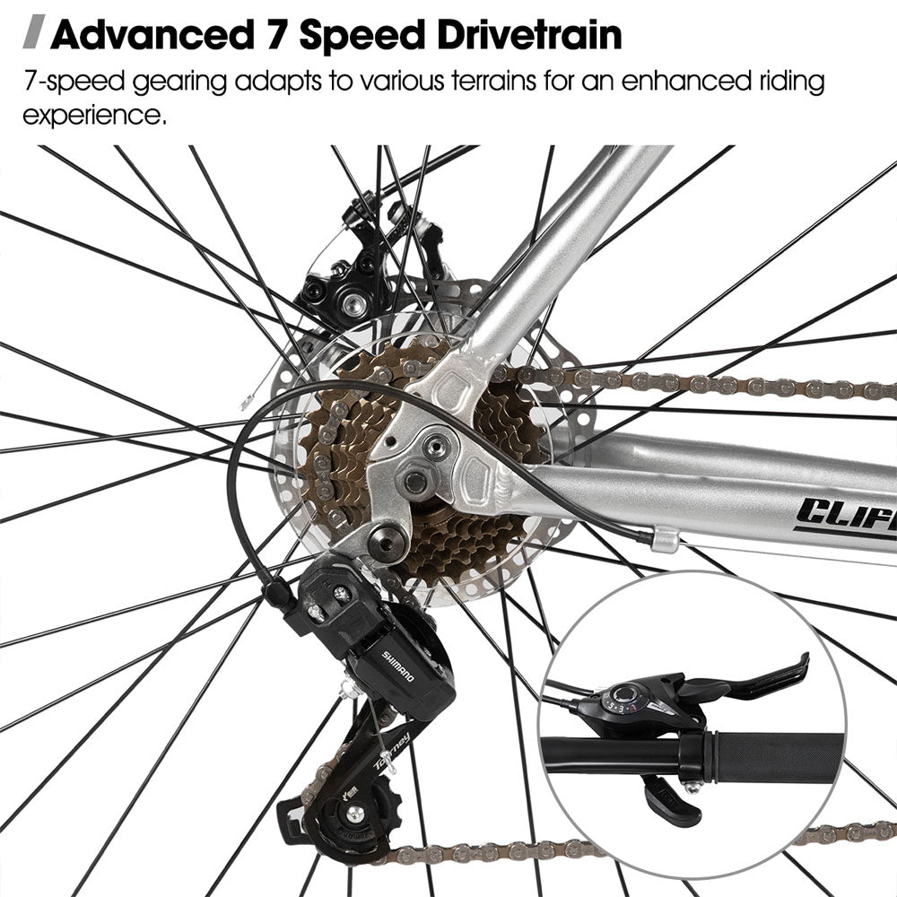 HILAND Clifford 2.0 | 700C Aluminium Frame Road Bike with Double Disc Brakes
