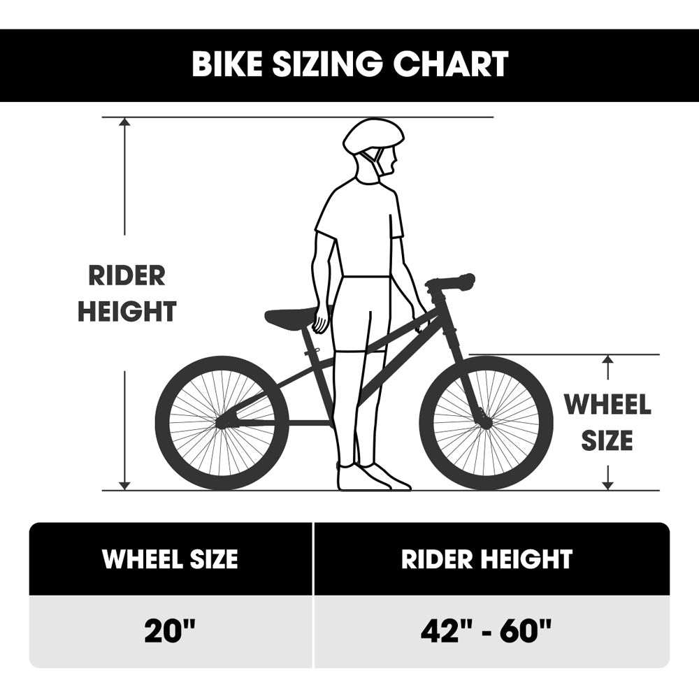HILAND Climber 20'' Kids Mountain Bike with Dual Handbrakes and Kickstand