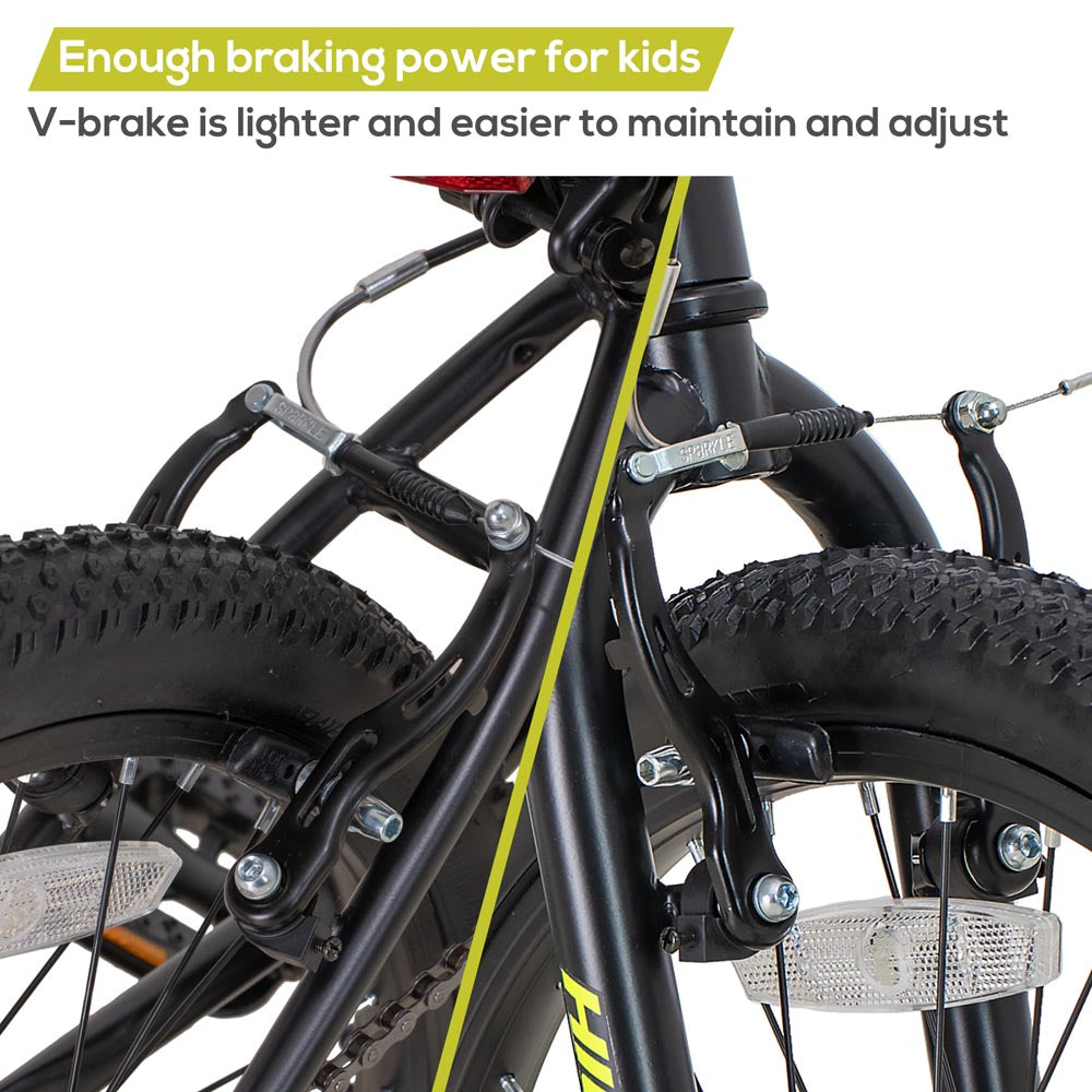 HILAND Climber 20'' Kids Mountain Bike with Dual Handbrakes and Kickstand