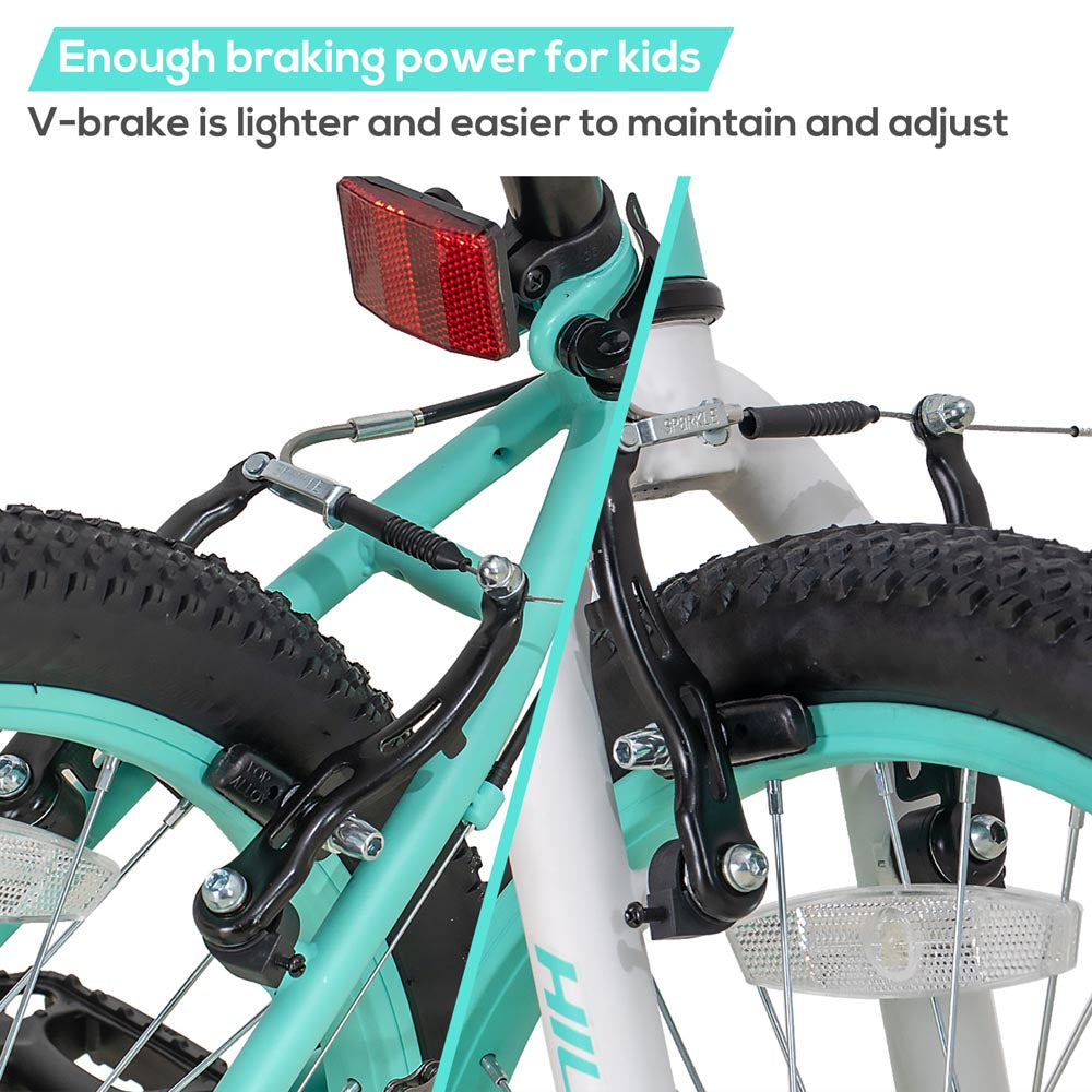 HILAND Climber 20'' Kids Mountain Bike with Dual Handbrakes and Kickstand