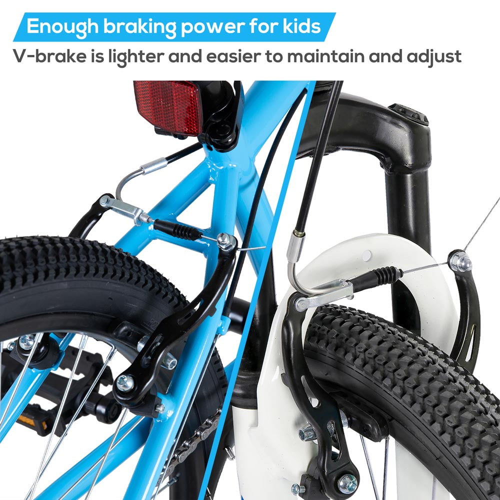 HILAND Climber 24 Inch Mountain Bike for Kids Age 5 + Year Old