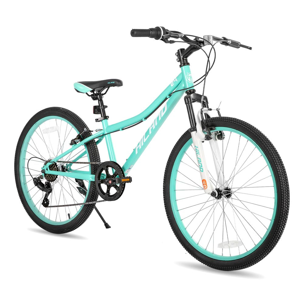 HILAND Climber 24 Inch Mountain Bike for Kids Age 5 + Year Old