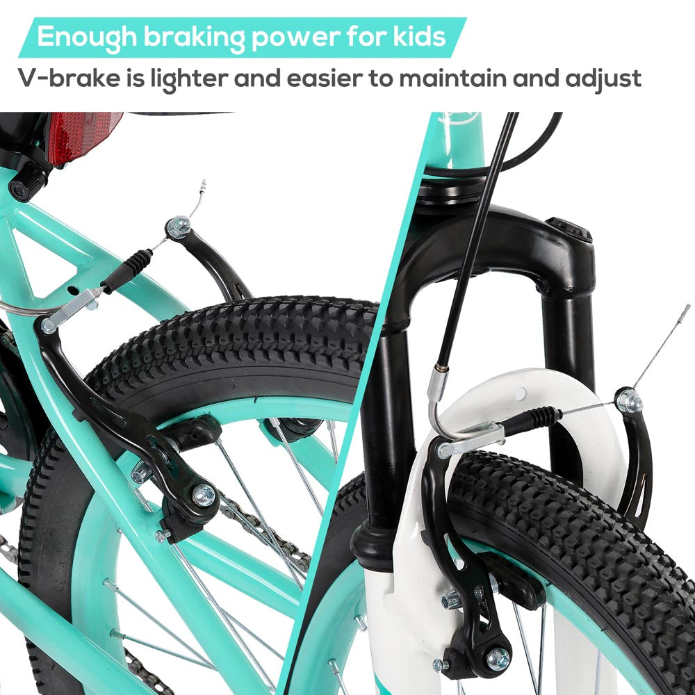 HILAND Climber 24 Inch Mountain Bike for Kids Age 5 + Year Old