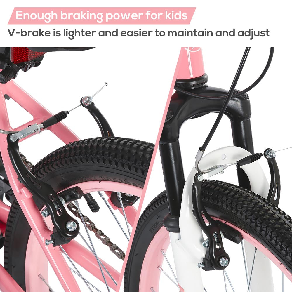 HILAND Climber 24 Inch Mountain Bike for Kids Age 5 + Year Old