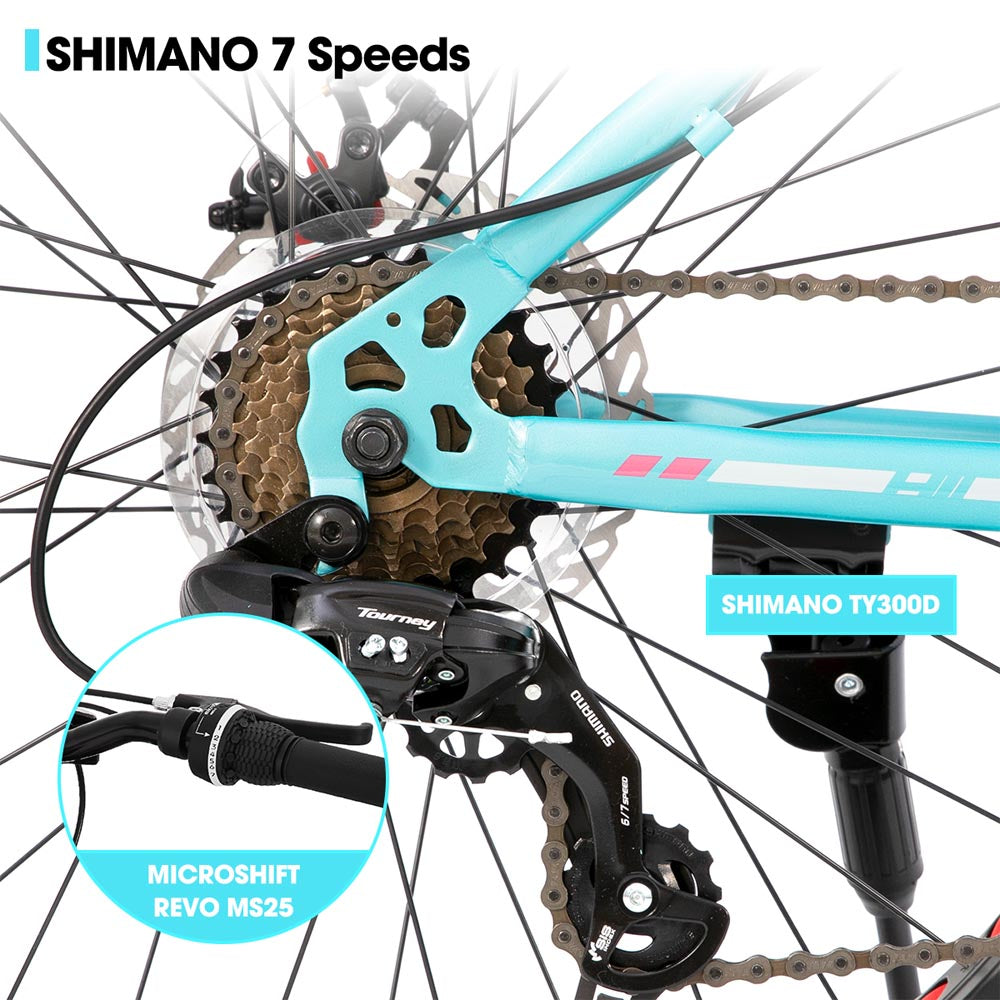 HILAND Roon 24 26 Inch Kids' Bicycles Fat Tire Mountain Bike for Boys and Girls