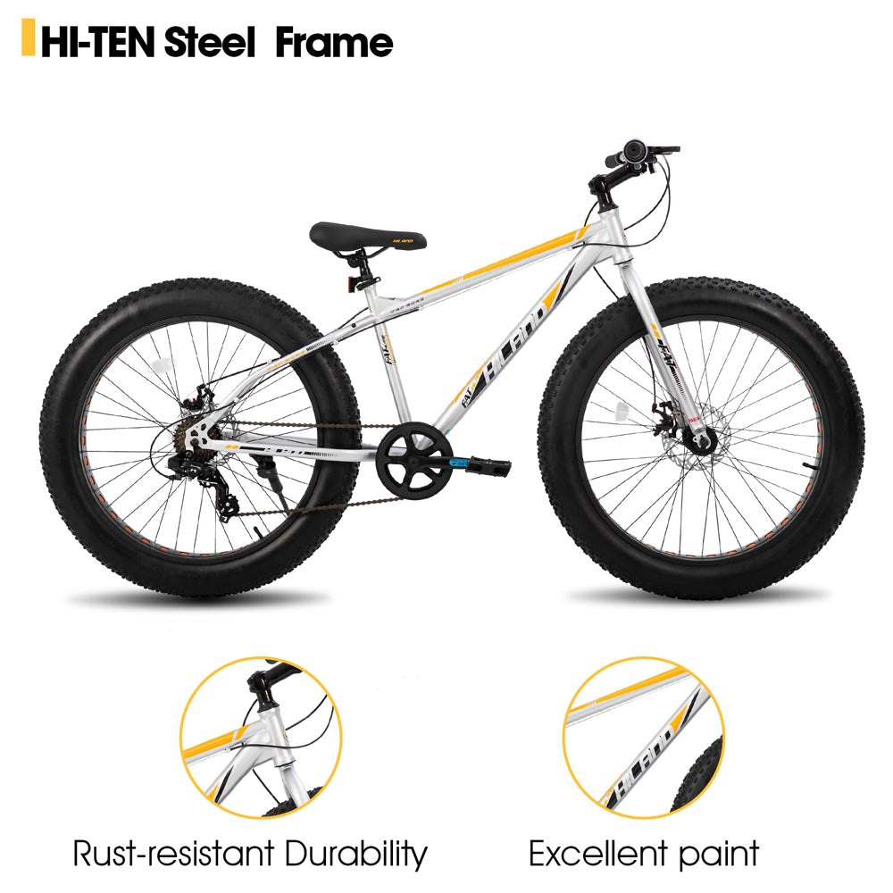HILAND Roon 24 26 Inch Kids' Bicycles Fat Tire Mountain Bike for Boys and Girls