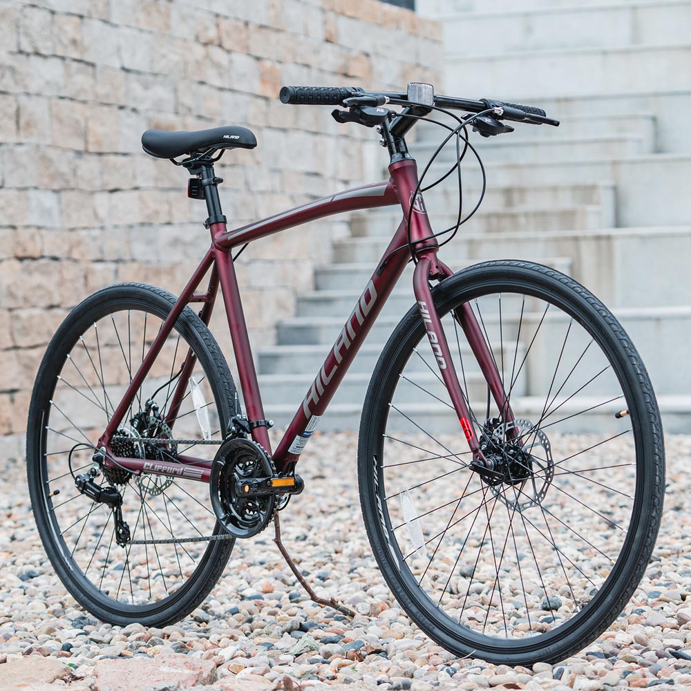 HILAND Clifford 700C Road Hybird Bike 21 speeds City Commuter Bicycle with Disc Brake