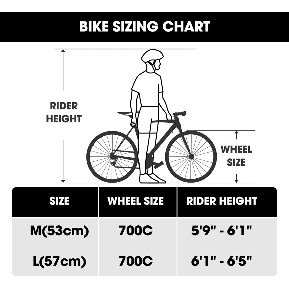 HILAND Clifford 700C Road Hybird Bike 21 speeds City Commuter Bicycle with Disc Brake