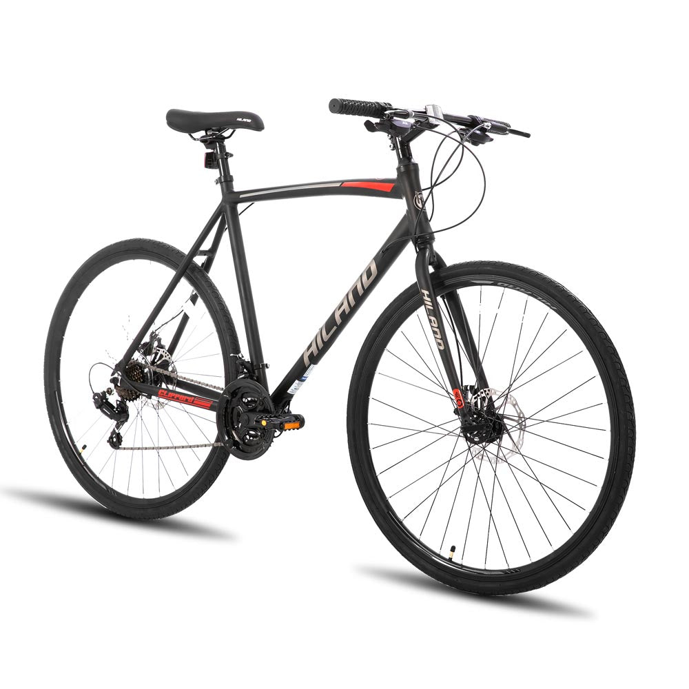 HILAND Clifford 700C Road Hybird Bike 21 speeds City Commuter Bicycle with Disc Brake