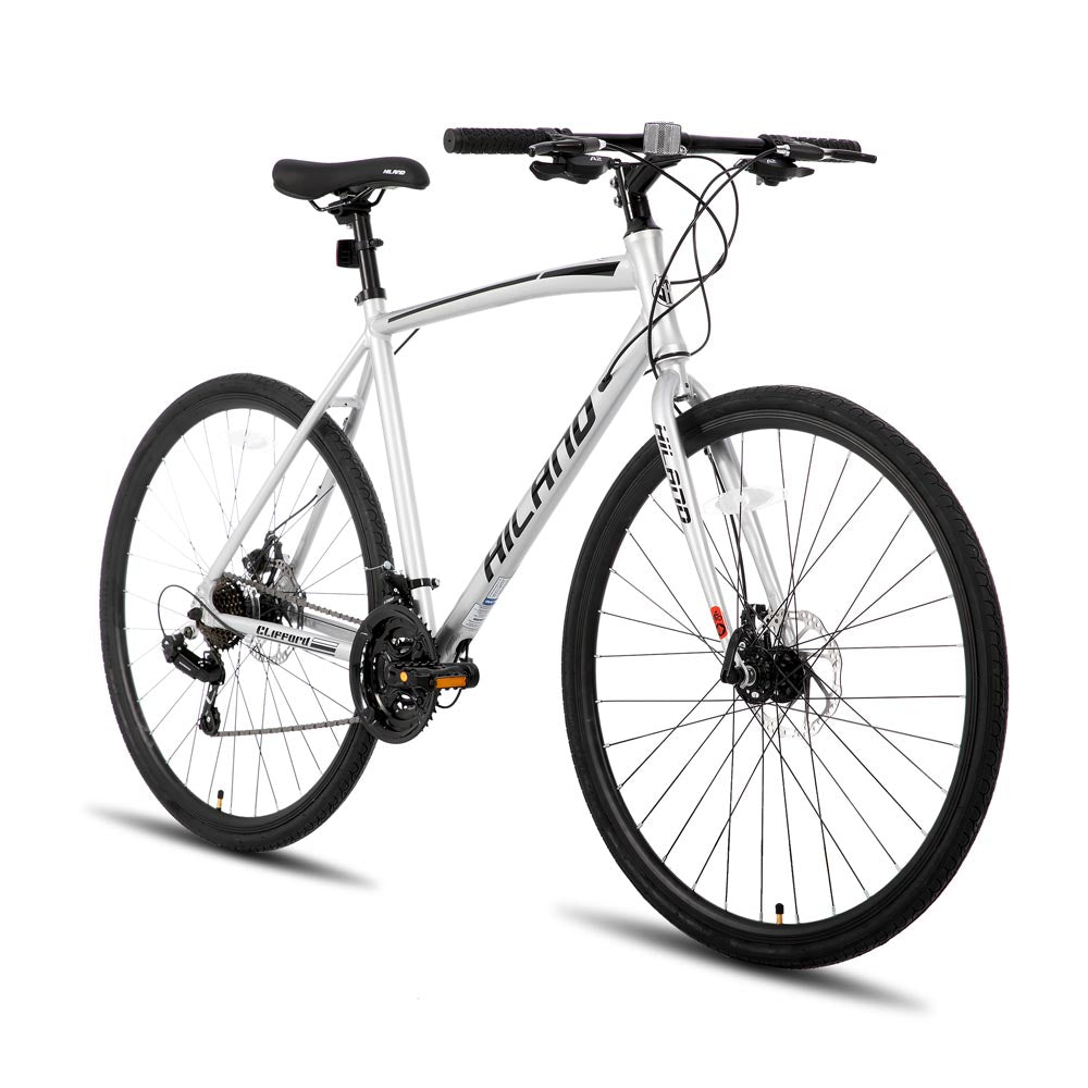 HILAND Clifford 700C Road Hybird Bike 21 speeds City Commuter Bicycle with Disc Brake