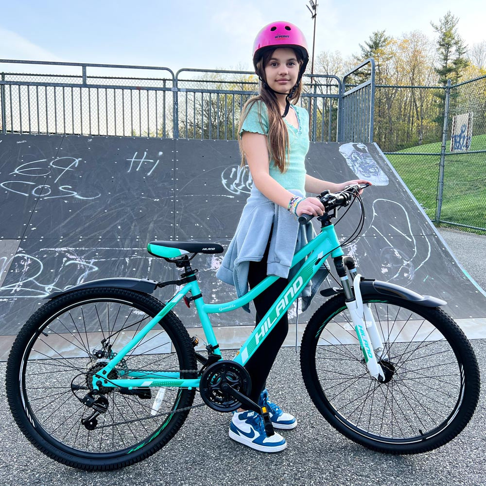 HILAND Gamille 3.0 | 26 Inch Womens Mountain Bike with Step-Through Frame, 21 Speeds MTB
