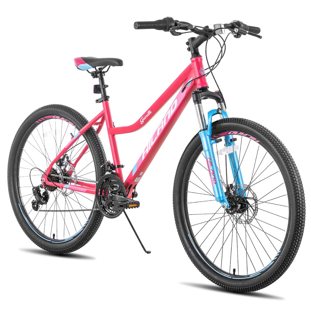 HILAND Gamille 3.0 | 26 Inch Womens Mountain Bike with Step-Through Frame, 21 Speeds MTB