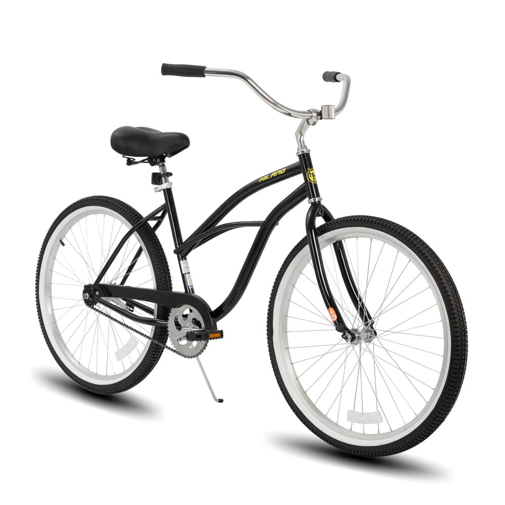 HILAND Jade 24 26 Inch Womens Beach Cruiser Bike with Rear Coaster Brake