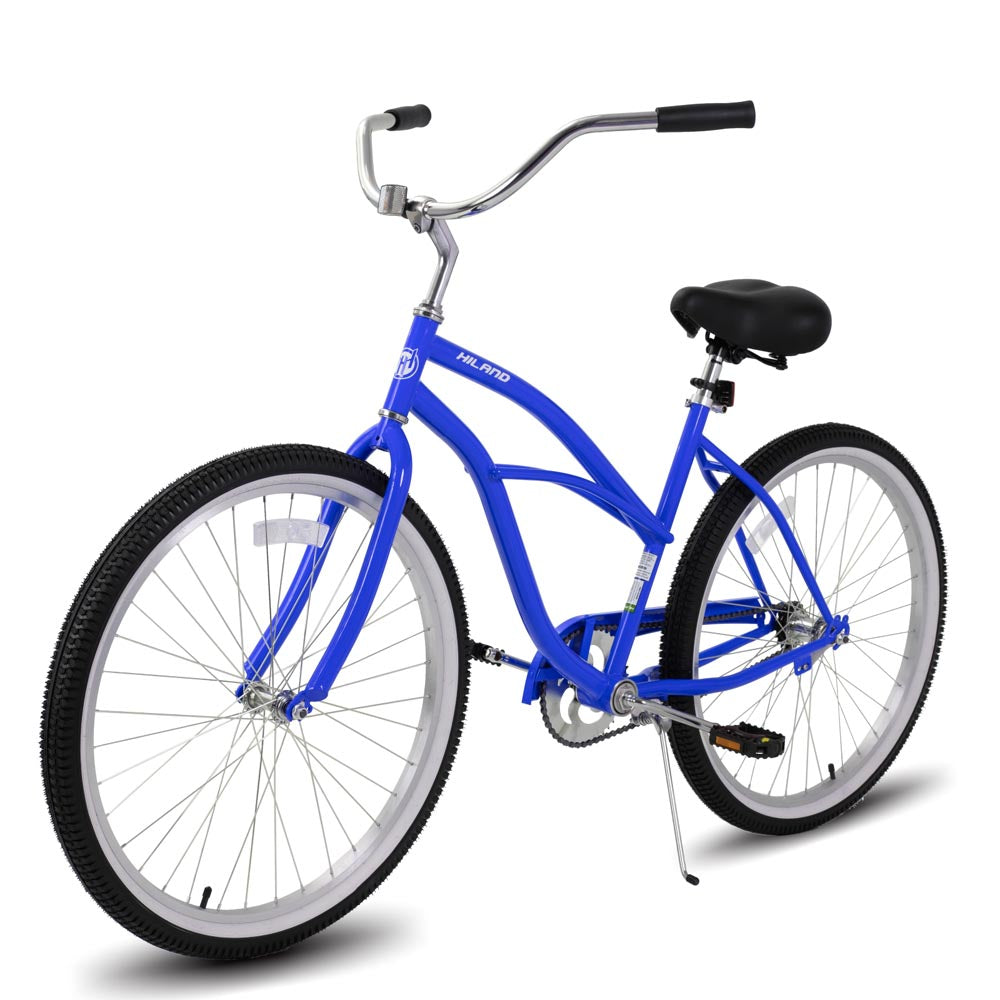 HILAND Jade 24 26 Inch Womens Beach Cruiser Bike with Rear Coaster Brake
