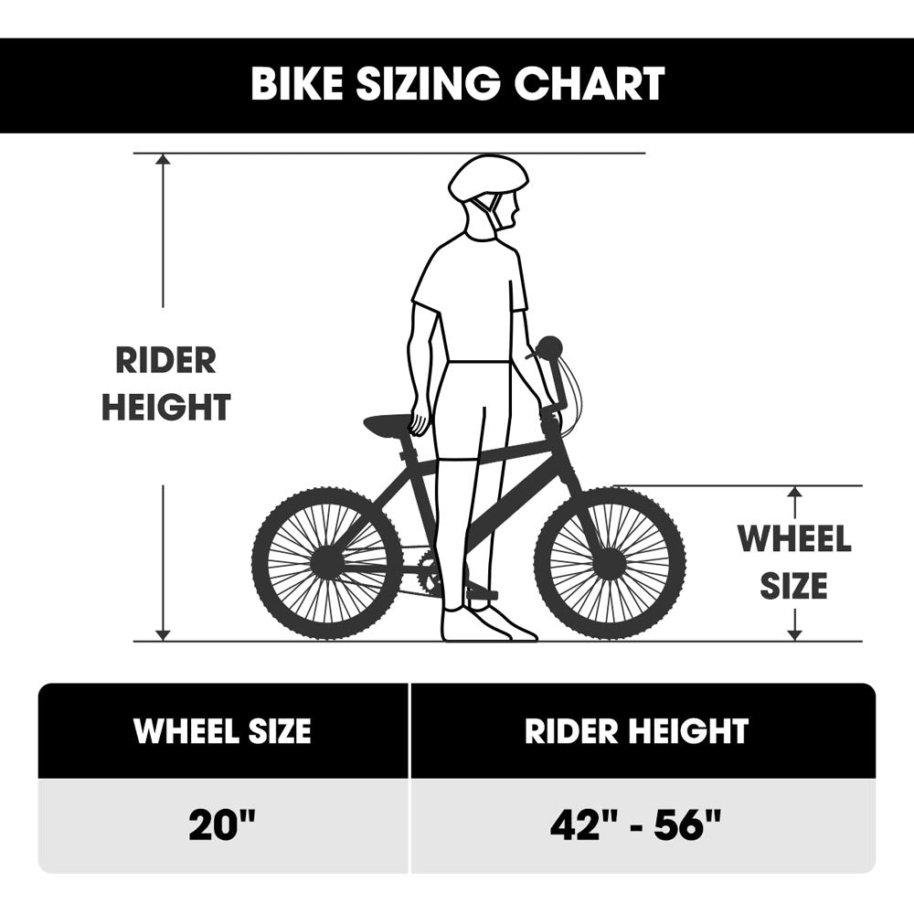 HILAND Redeem 1.0 | 20 inch Freestyle Kids BMX Bike with 360 Degree Gyro & 4 Pegs