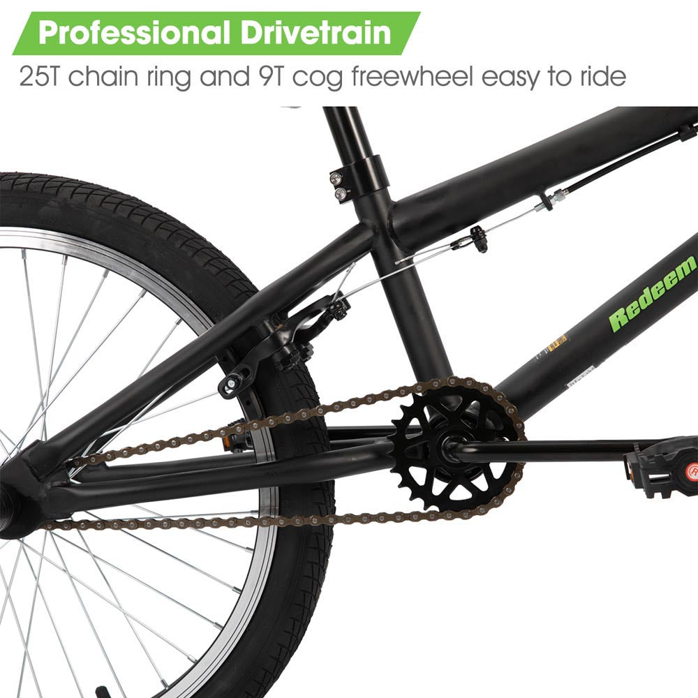 HILAND Redeem 1.0 | 20 inch Freestyle Kids BMX Bike with 360 Degree Gyro & 4 Pegs