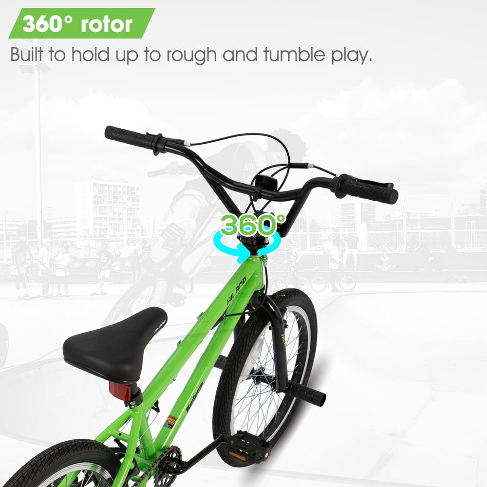 HILAND Redeem 1.0 | 20 inch Freestyle Kids BMX Bike with 360 Degree Gyro & 4 Pegs
