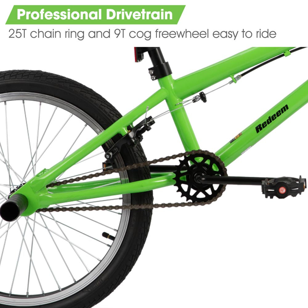 HILAND Redeem 1.0 | 20 inch Freestyle Kids BMX Bike with 360 Degree Gyro & 4 Pegs