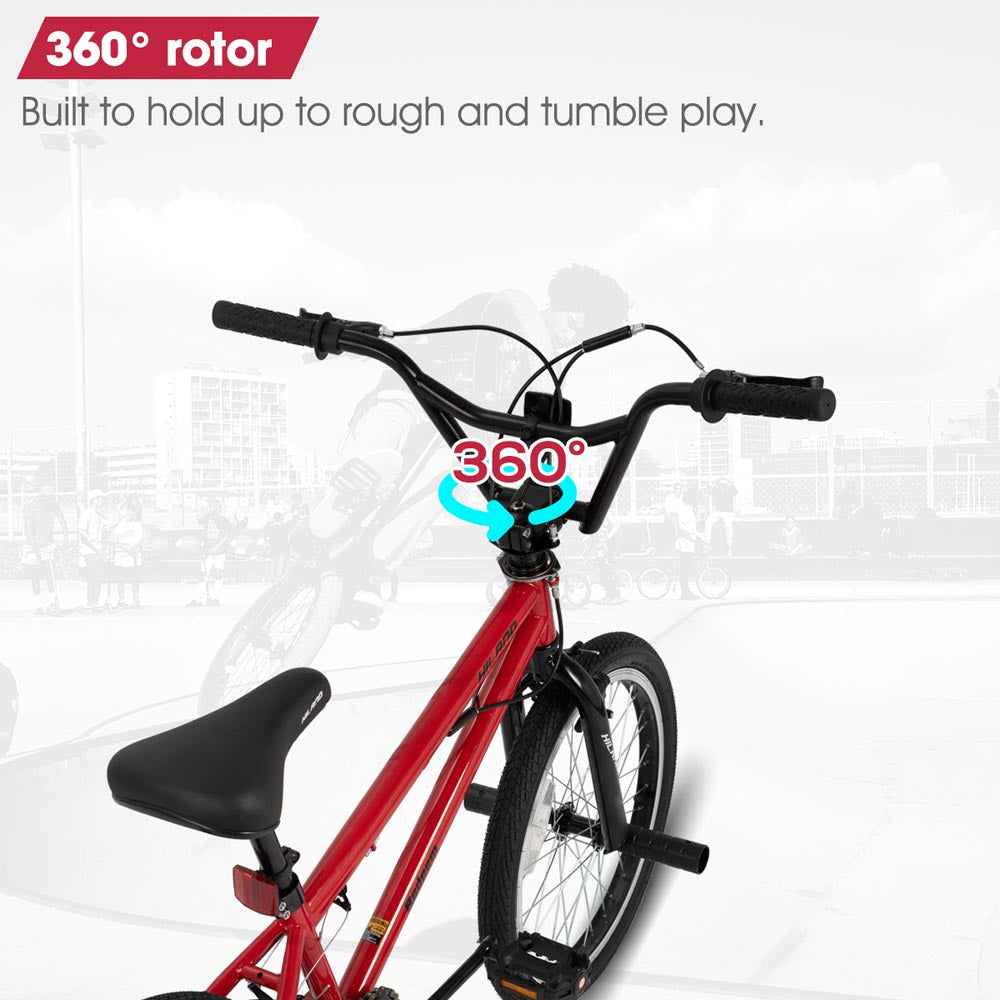 HILAND Redeem 1.0 | 20 inch Freestyle Kids BMX Bike with 360 Degree Gyro & 4 Pegs