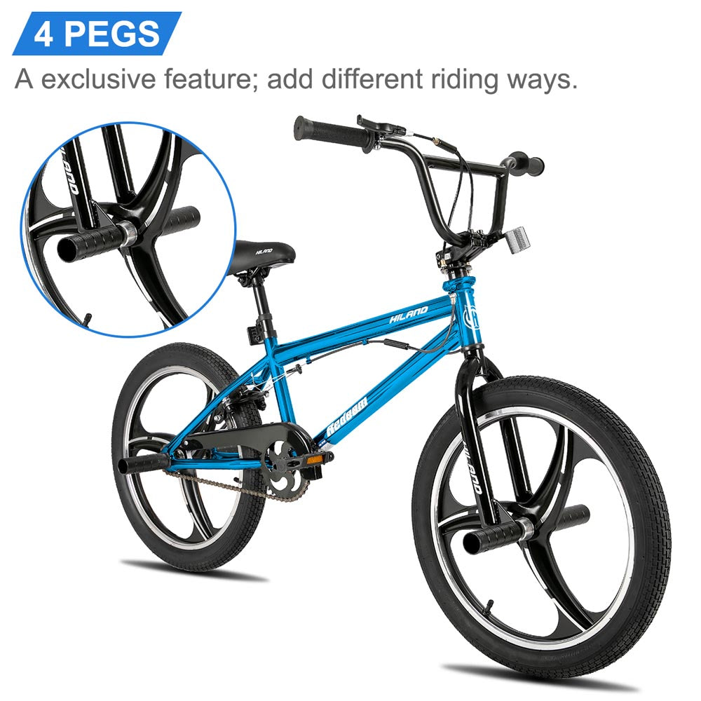 HILAND Redeem 3.0 | 20 Inch 3&5 Spoke Kids BMX Bike for Boys Girls Ages 5-12 Year Old