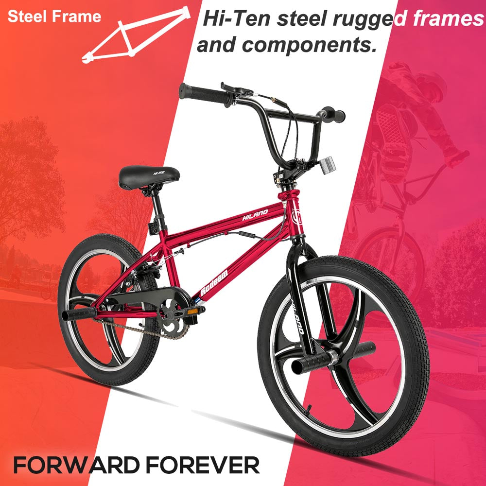 HILAND Redeem 3.0 | 20 Inch 3&5 Spoke Kids BMX Bike for Boys Girls Ages 5-12 Year Old