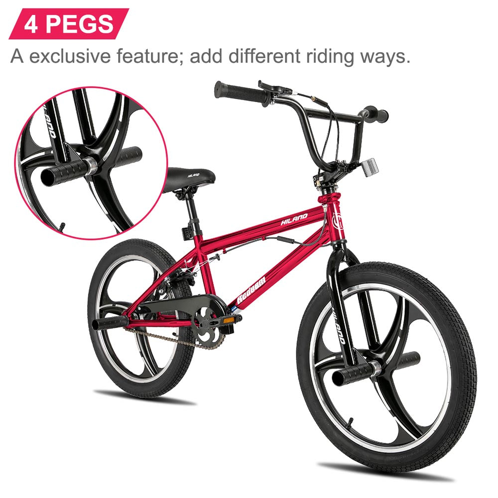 HILAND Redeem 3.0 | 20 Inch 3&5 Spoke Kids BMX Bike for Boys Girls Ages 5-12 Year Old