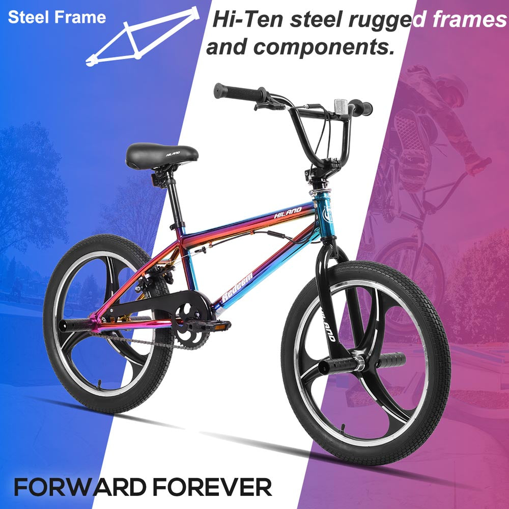 HILAND Redeem 3.0 | 20 Inch 3&5 Spoke Kids BMX Bike for Boys Girls Ages 5-12 Year Old