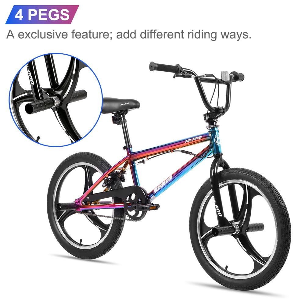 HILAND Redeem 3.0 | 20 Inch 3&5 Spoke Kids BMX Bike for Boys Girls Ages 5-12 Year Old
