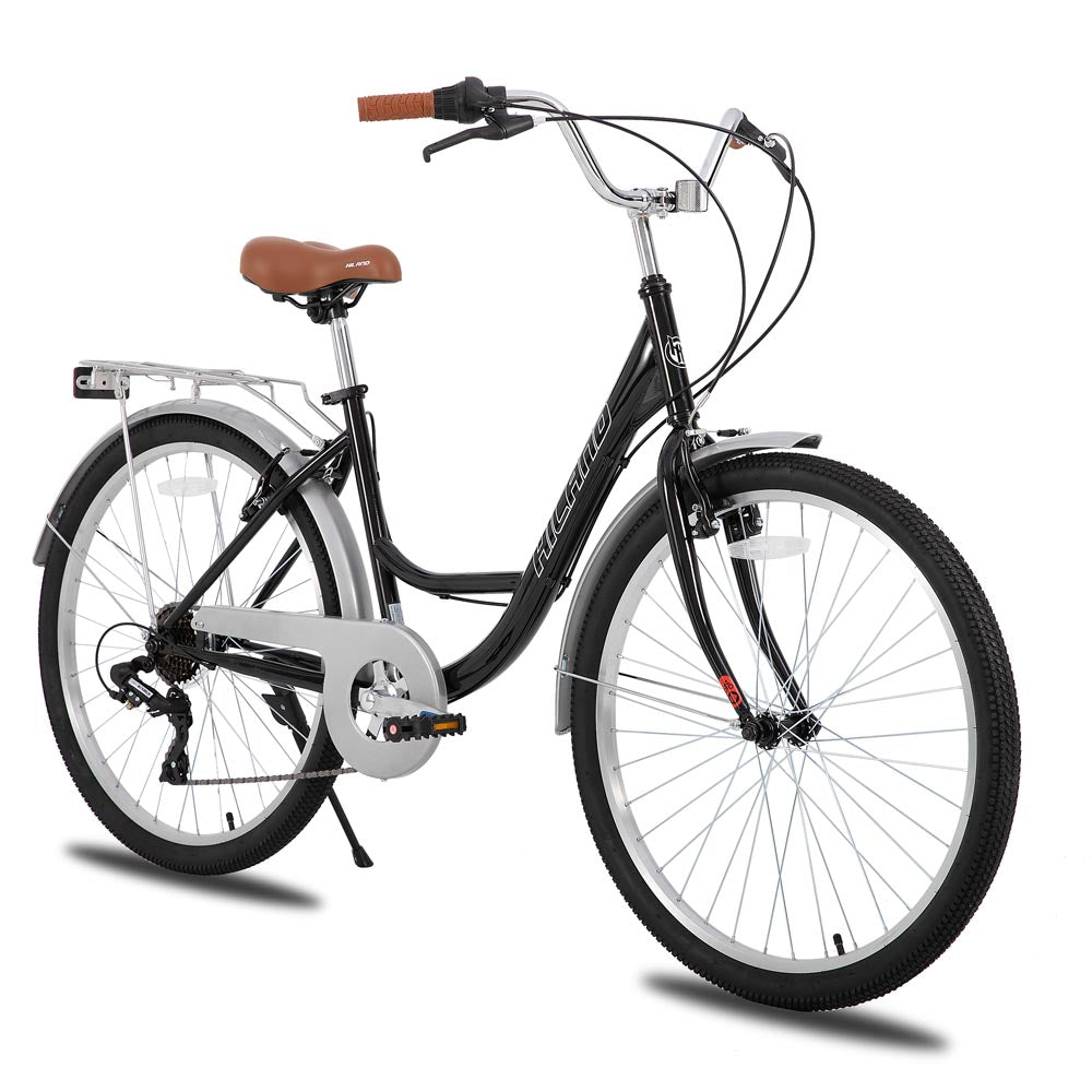 HILAND Flare 26 inch Complete Beach Cruiser City Bike for Adults