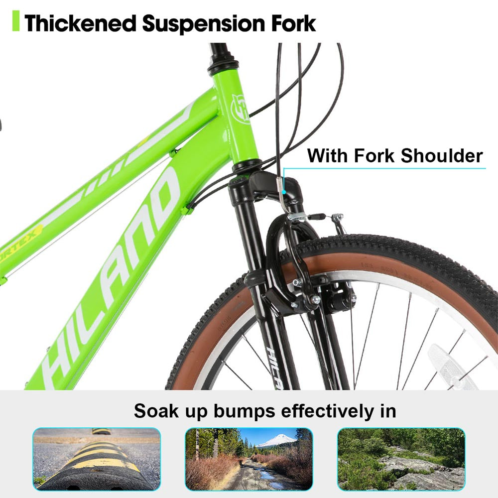 HILAND 26 Inch Mountain Bike for Mens and Womens with 21 Speeds
