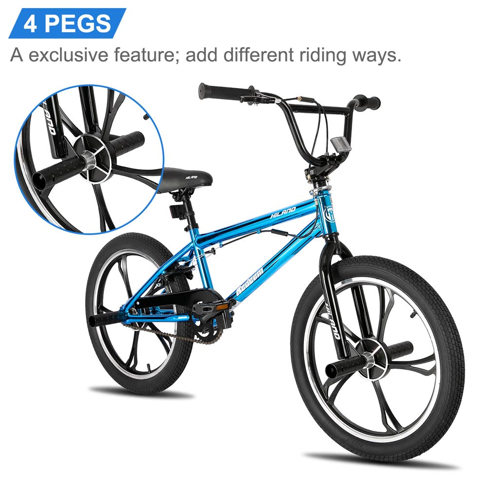 HILAND Redeem 3.0 | 20 Inch 3&5 Spoke Kids BMX Bike for Boys Girls Ages 5-12 Year Old