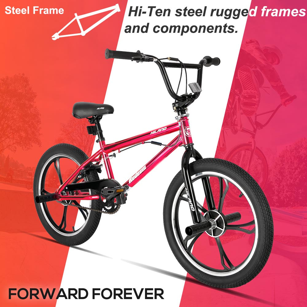 HILAND Redeem 3.0 | 20 Inch 3&5 Spoke Kids BMX Bike for Boys Girls Ages 5-12 Year Old