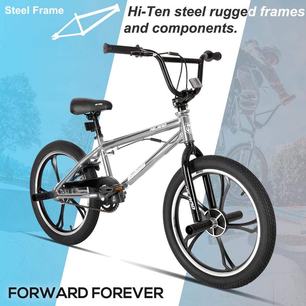 HILAND Redeem 3.0 | 20 Inch 3&5 Spoke Kids BMX Bike for Boys Girls Ages 5-12 Year Old