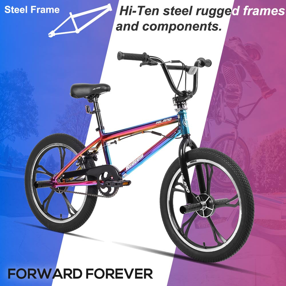 HILAND Redeem 3.0 | 20 Inch 3&5 Spoke Kids BMX Bike for Boys Girls Ages 5-12 Year Old