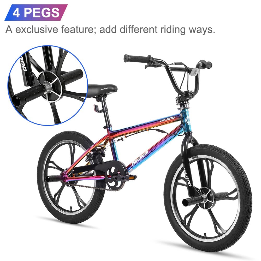 HILAND Redeem 3.0 | 20 Inch 3&5 Spoke Kids BMX Bike for Boys Girls Ages 5-12 Year Old