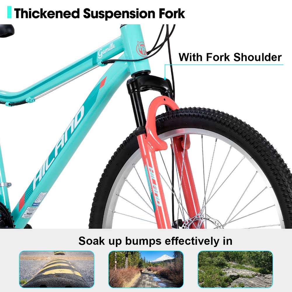 HILAND Gamille 2.0 | 26 Inch Mountain Bike for Women Girl Aluminum Frame MTB
